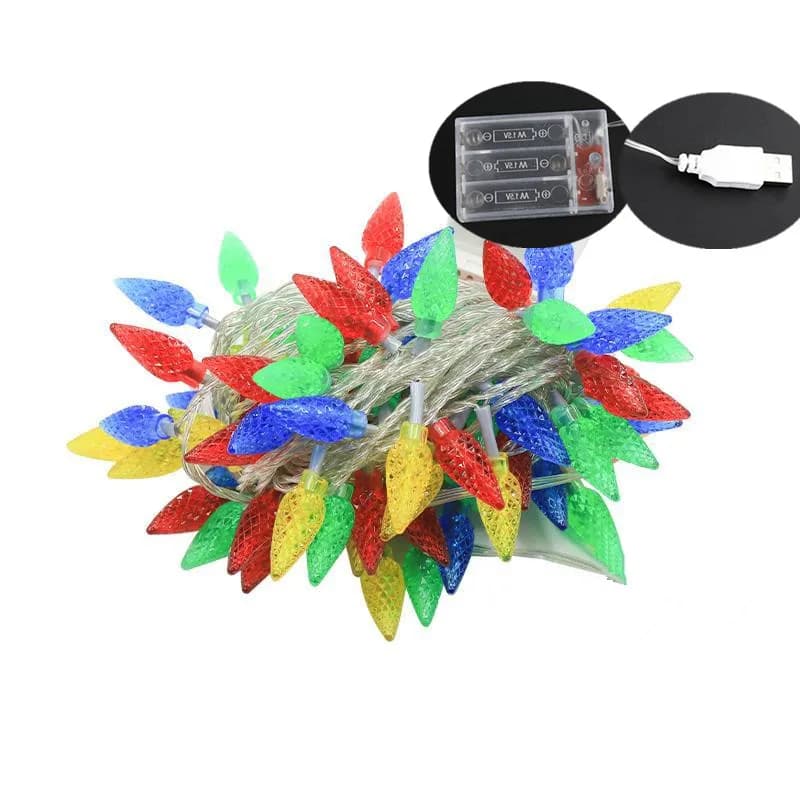 RGB Fairy String Lights Battery USB Powered