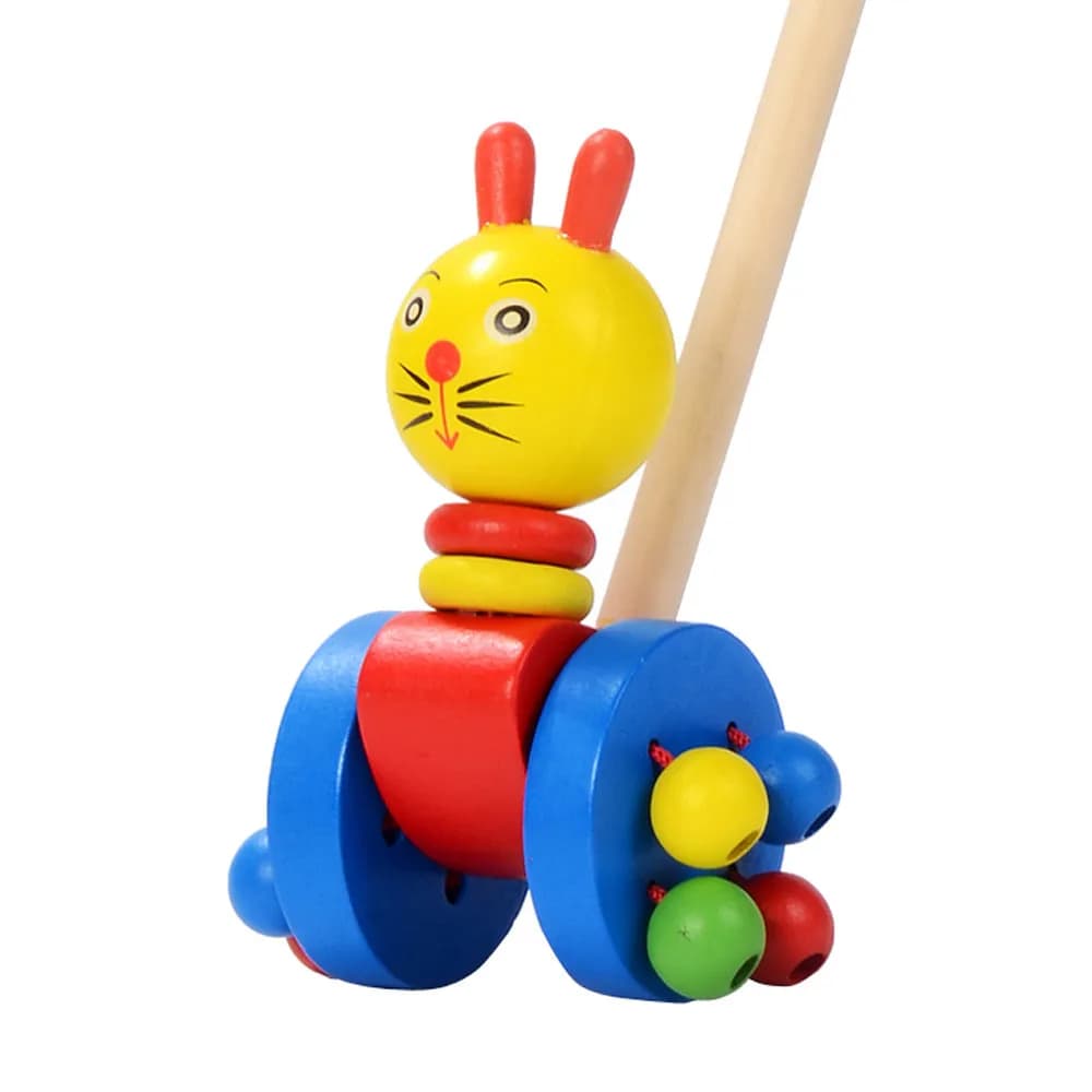 Wooden Push-Along Duck Toy