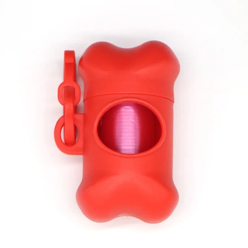 Bone Shaped Dog Waste Bag Holder with Bags
