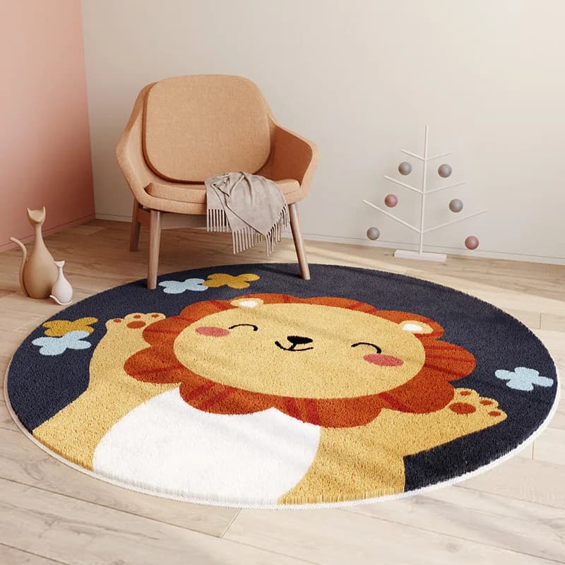 Cartoon Round Area Rug