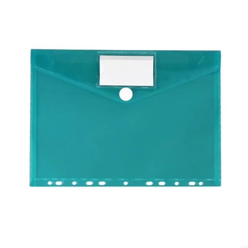 11-Hole File Folder with Label Pocket