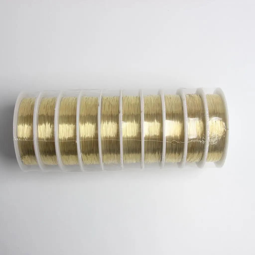 Gold-Tone Beading Wire 0.3mm