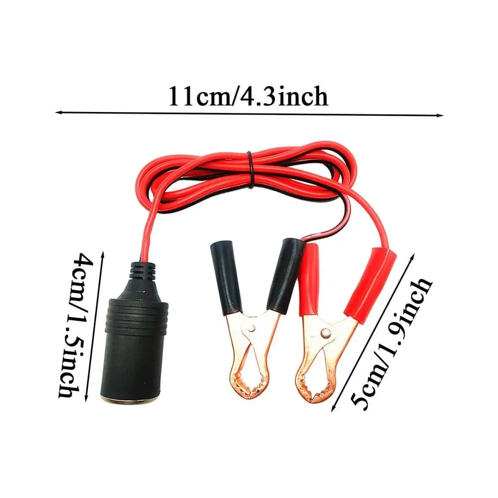 Battery Clip Adapter Cable for Vehicles