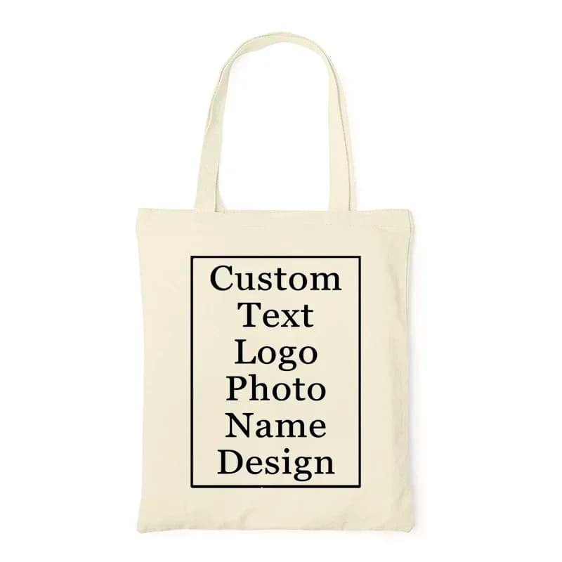 Canvas Shopper Tote Bag