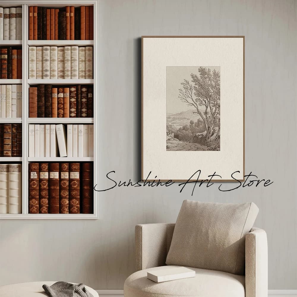 Neutral Earth Tone Canvas Art Print
