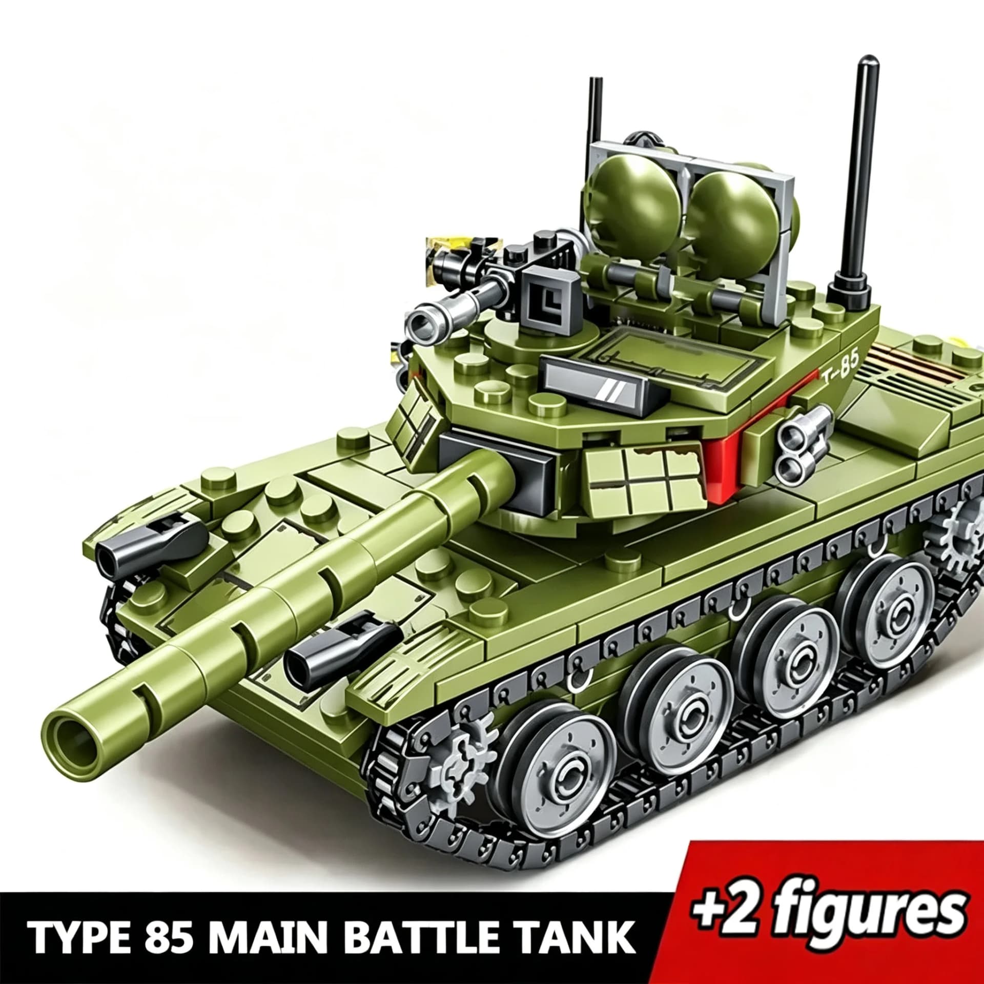 Military Tank Building Block Model Kit