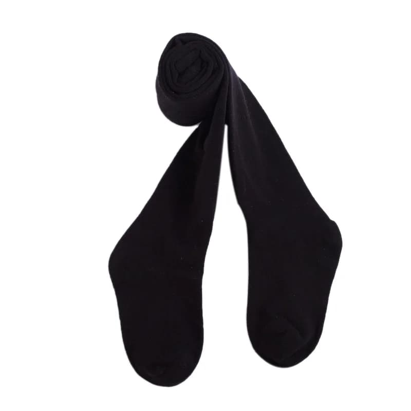 Baby Cotton Tights Warm Solid Color High Waist