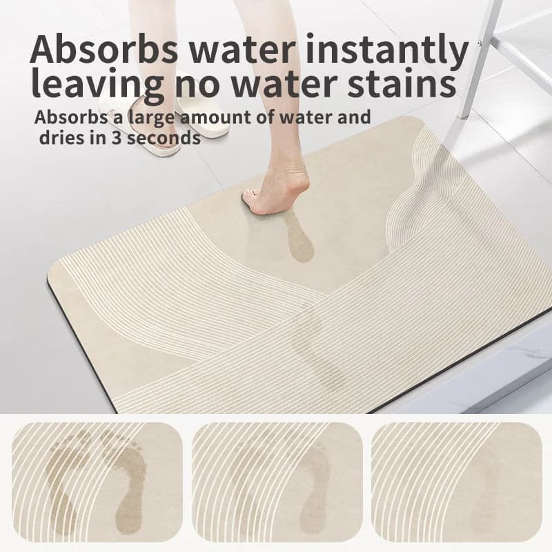 Diatom Mud Bathroom Floor Mat Anti-Slip
