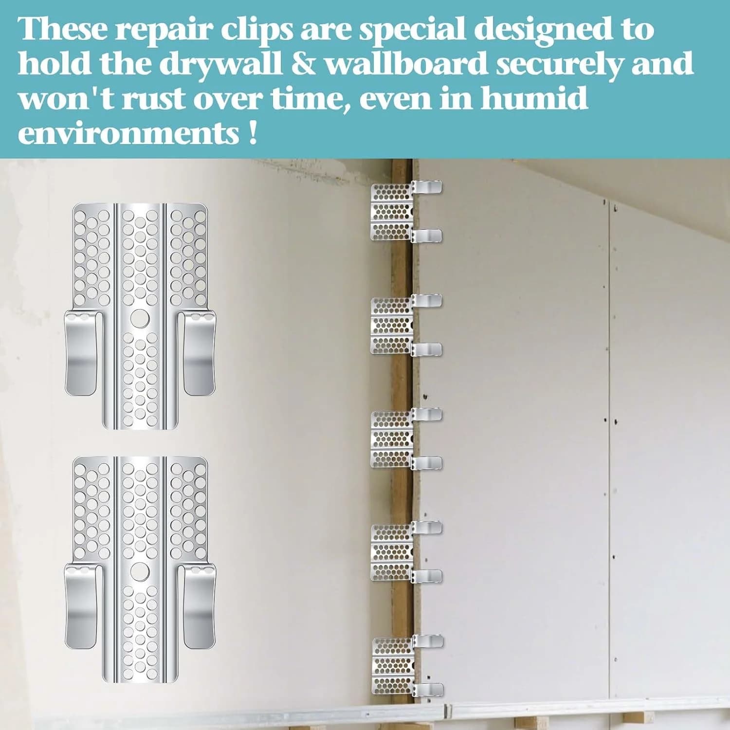 Drywall Repair Clips with Screws
