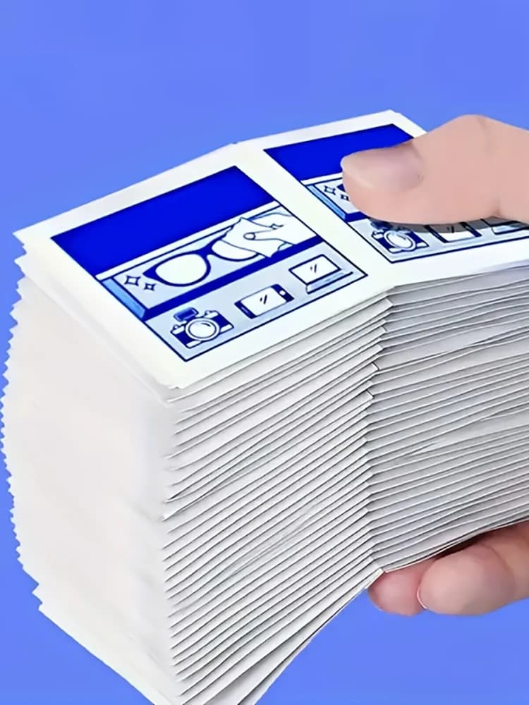 Disposable Glasses and Screen Cleaning Wipes