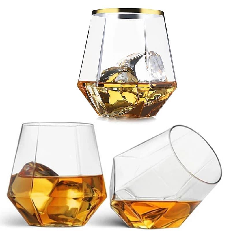 360ml Plastic Wine Glasses