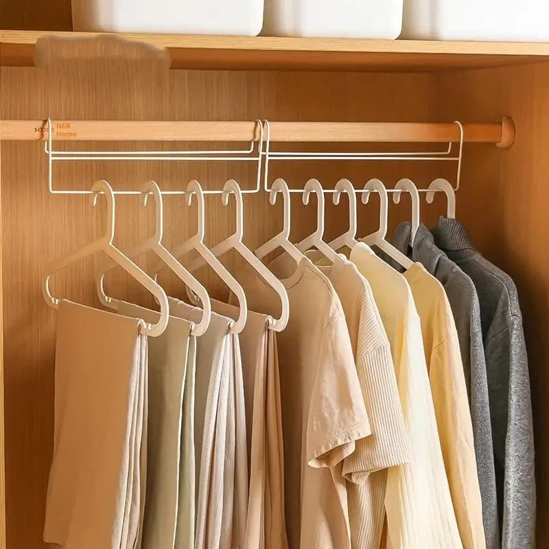 Double-Tier Closet Hanger Organizer