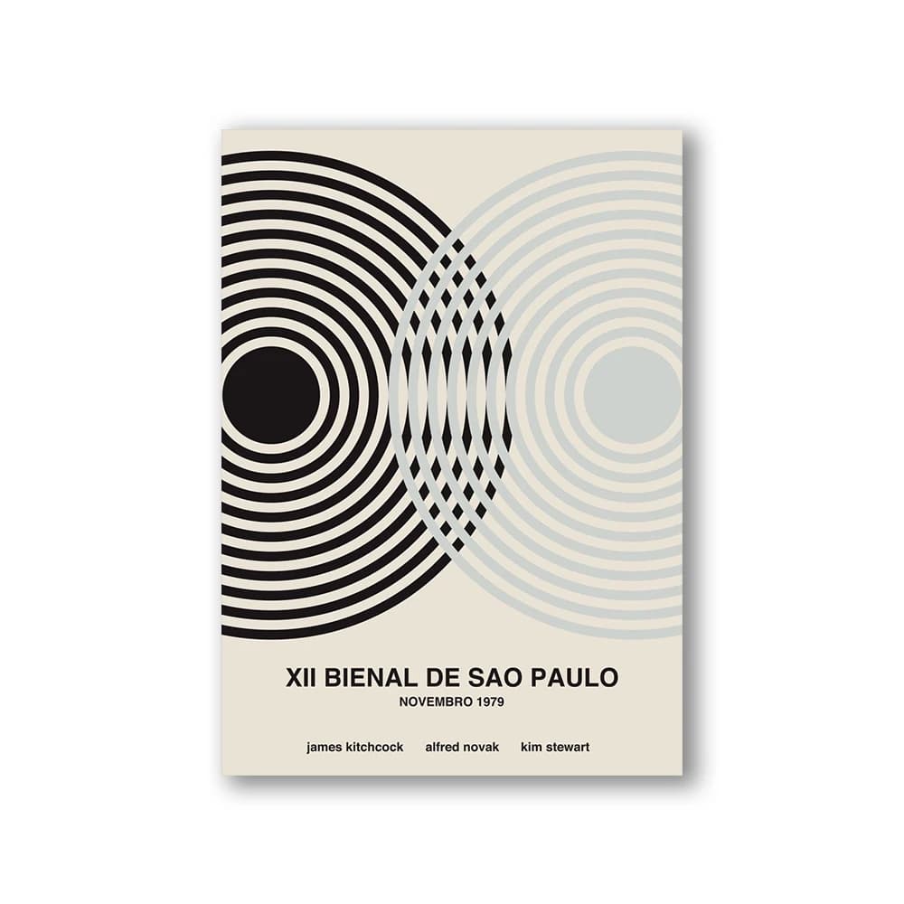 Modern Abstract Bauhaus Nordic Wall Art Poster