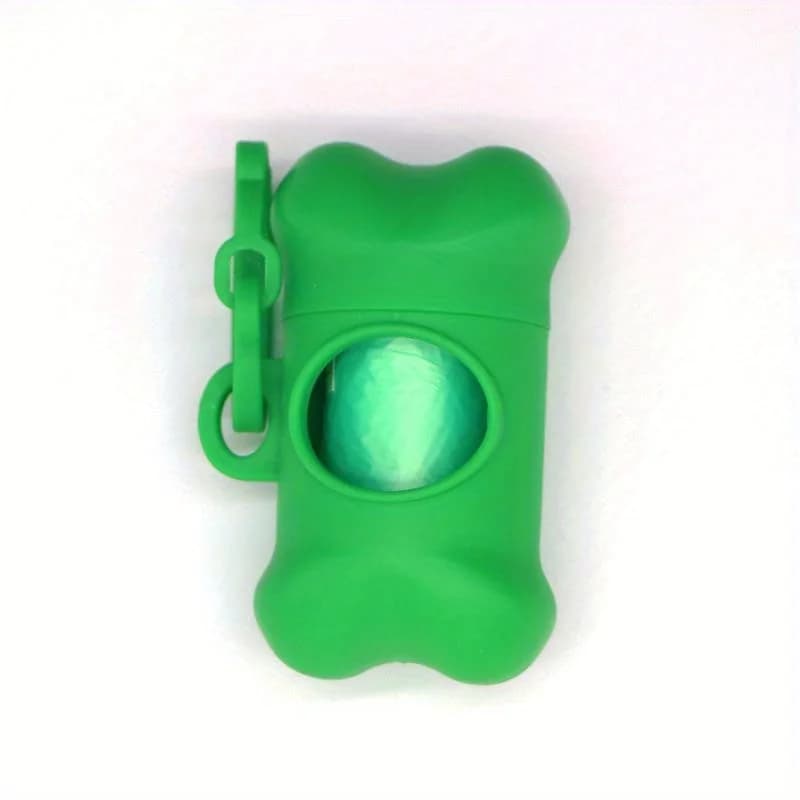 Bone Shaped Dog Waste Bag Holder with Bags