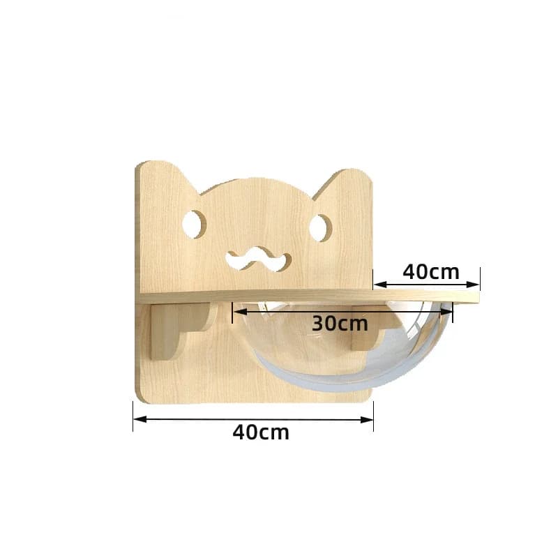 Wooden Wall Climbing Set for Cats