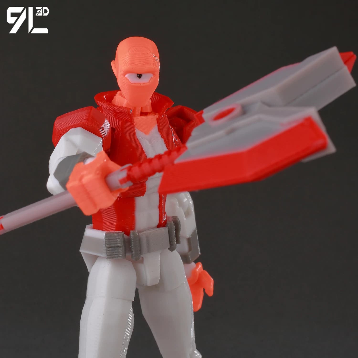 Nova T Posable Action Figure with Interchangeable Parts