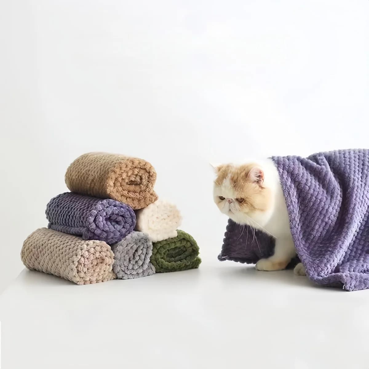 Ultra-Soft Fluffy Pet Blanket 70x100cm