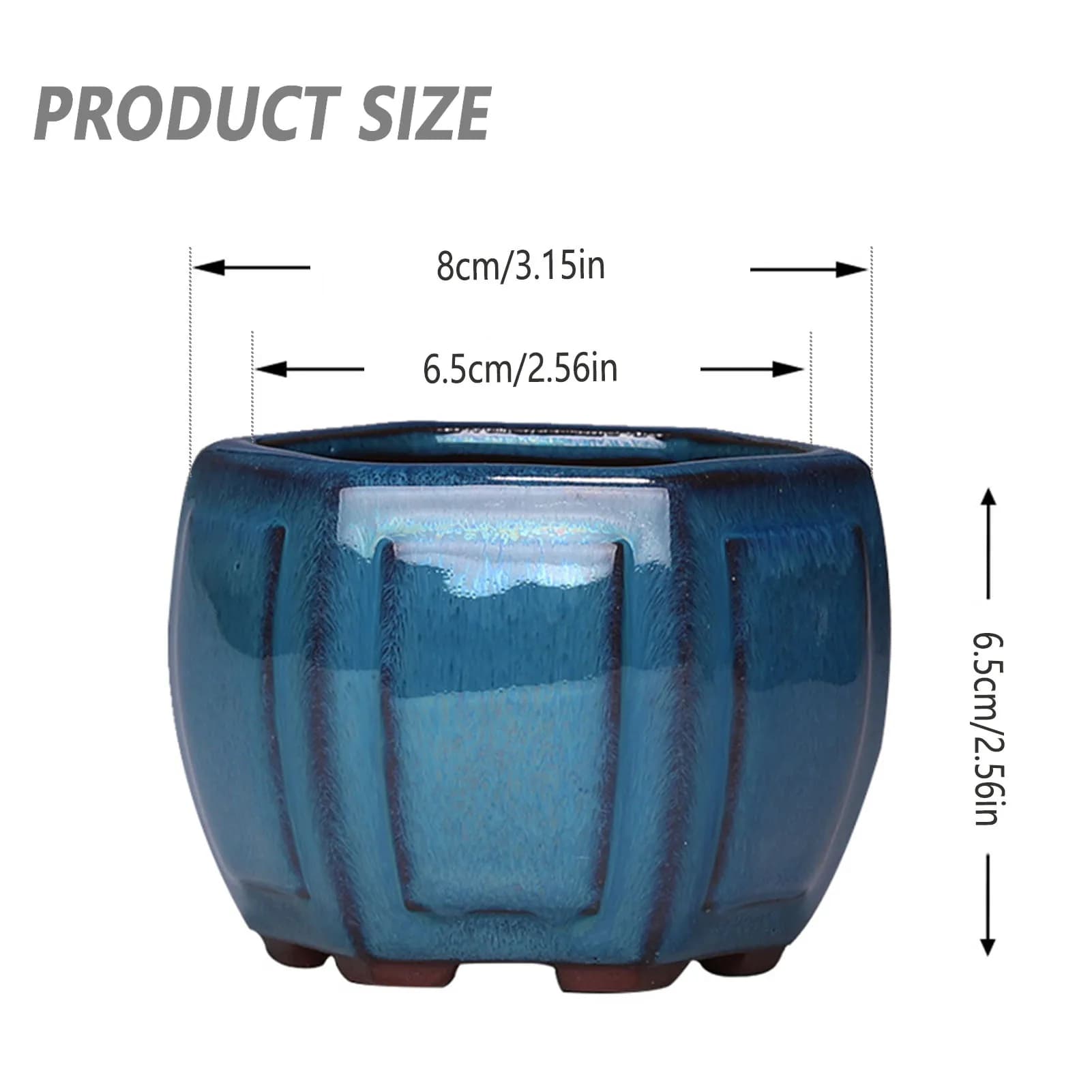 Ceramic Drainage Planter Pot