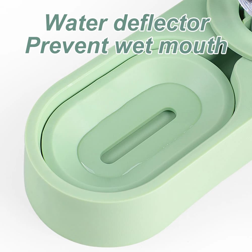 Small Animal Feeder With Water Fountain