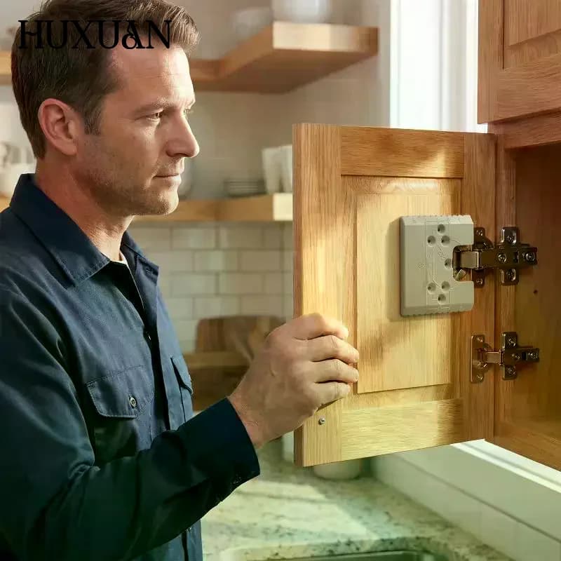Hinge Positioning Jig for Cabinet Door Installation