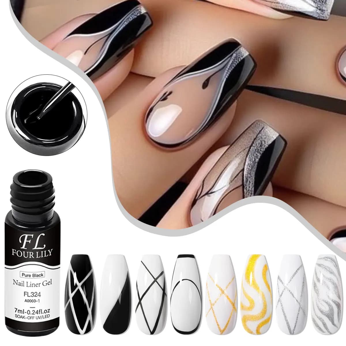 Nail Liner Gel Polish Kit