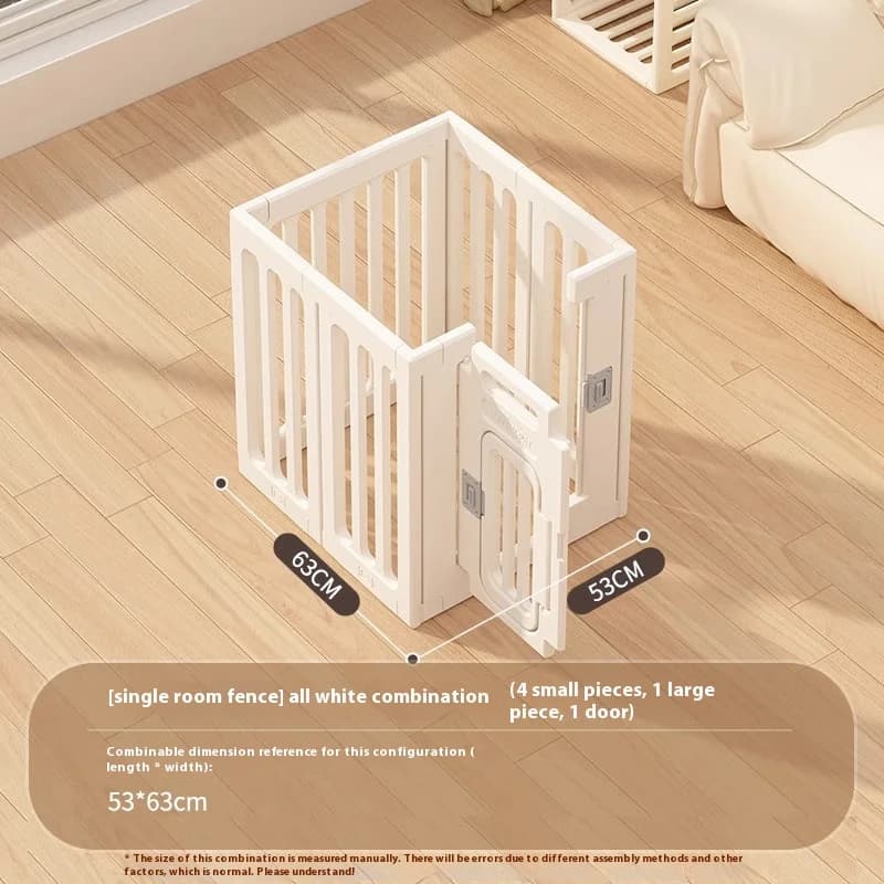 Indoor Clear Acrylic Pet Playpen Easy Assemble Transparent Dog Playpen for Puppy Bunny Cat Pig - Pet Barrier