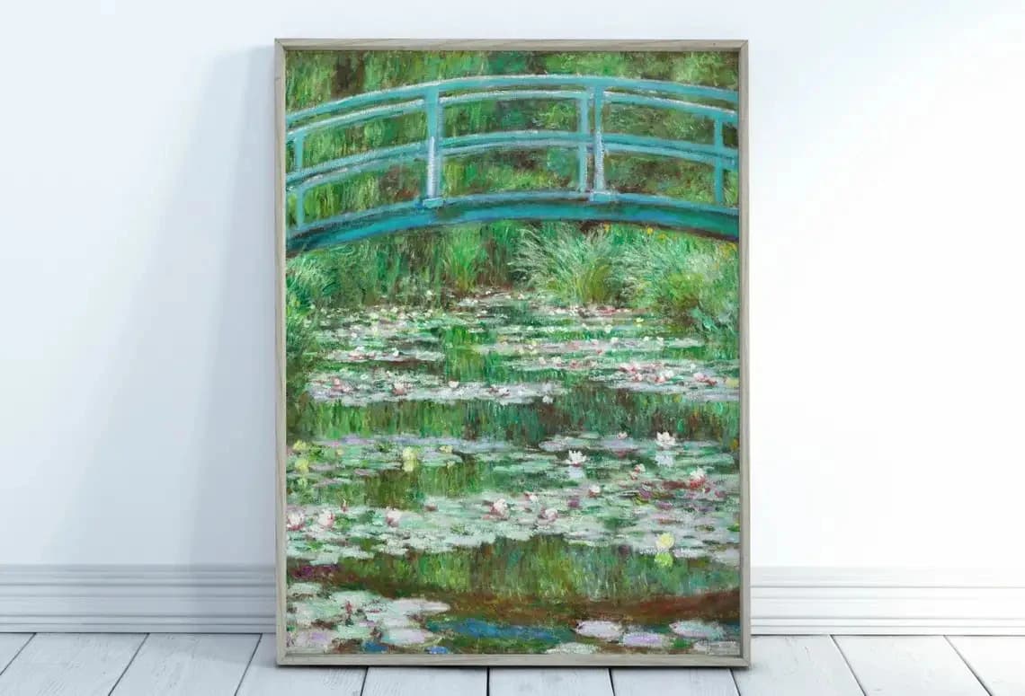 Modern Abstract Landscape Canvas Wall Art Print