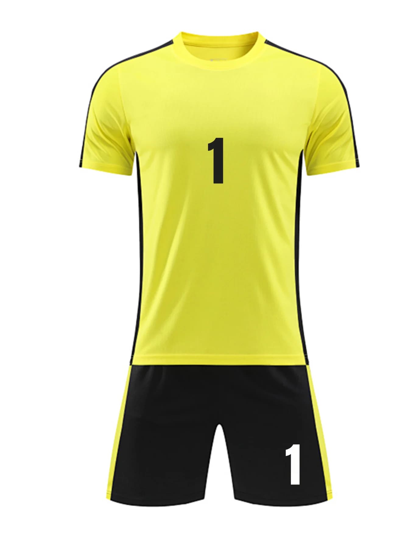 Unisex Blank Soccer Jersey Set