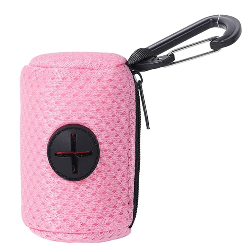 Portable Dog Poop Bag Holder Leash Attachment