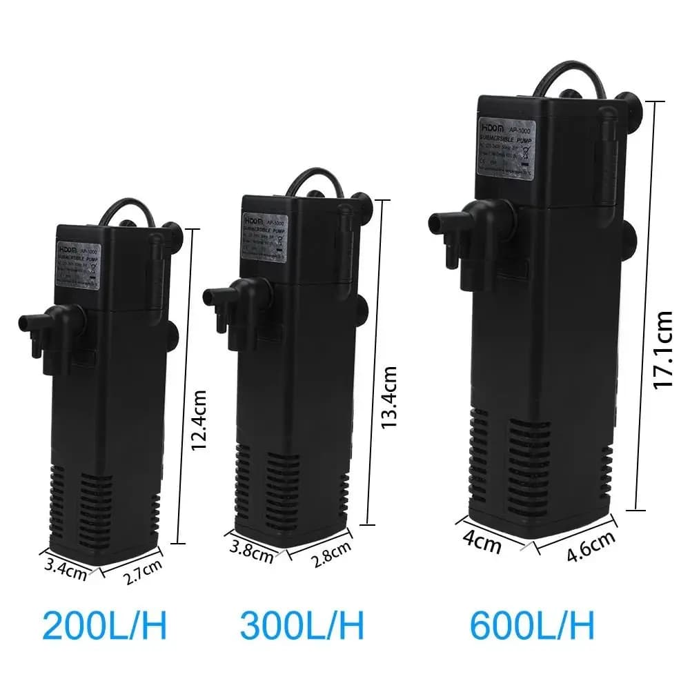 Internal Aquarium Filter with Pump
