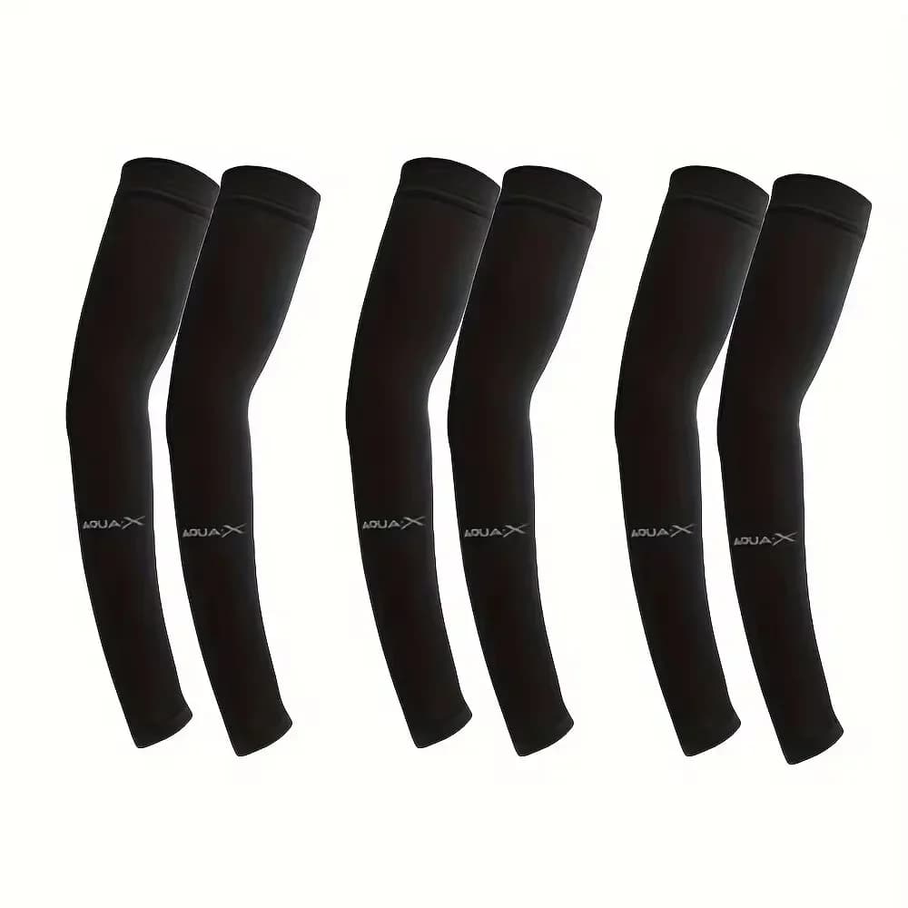 3 Pair of Breathable Sun Protection Sleeves - Breathable & UV Protective Gear for Sports, Driving, Outdoor Adventures