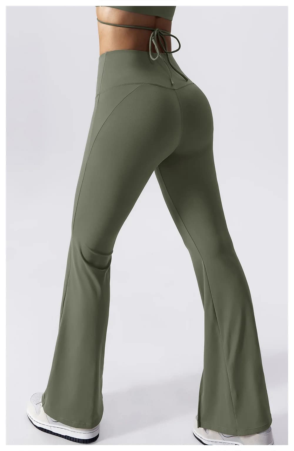 Women's High-Waist Bell-Bottom Yoga Pants