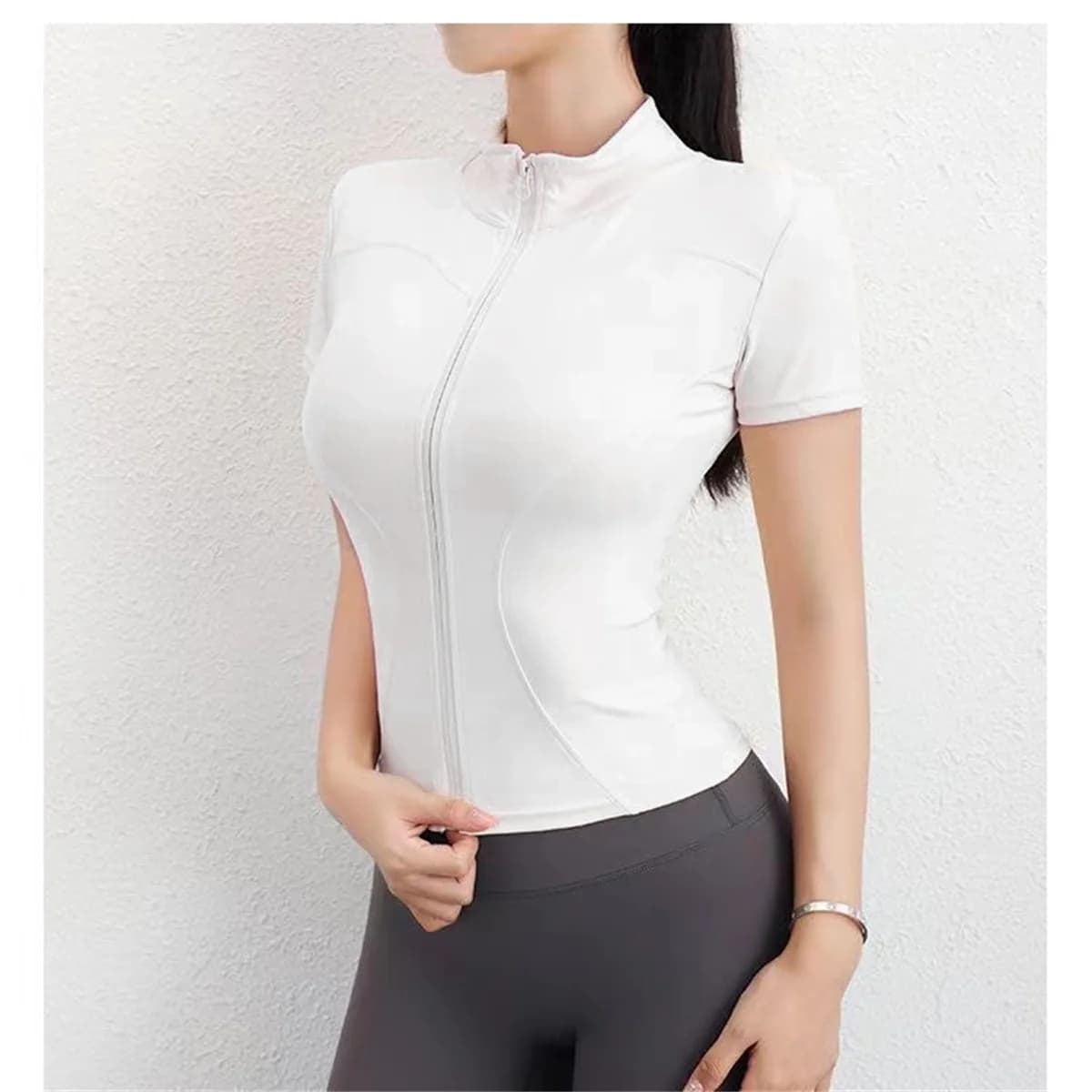 Women's Slim Casual Zip-Up Sports Jacket