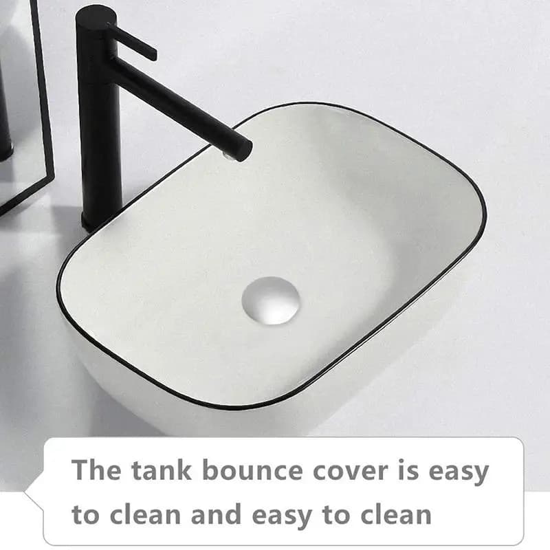 Bathroom Sink Drain Plug Push Button Stopper