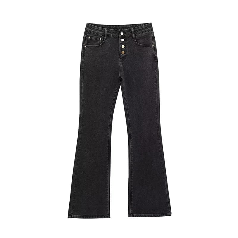 Women's High-Waist Flared Slimming Jeans