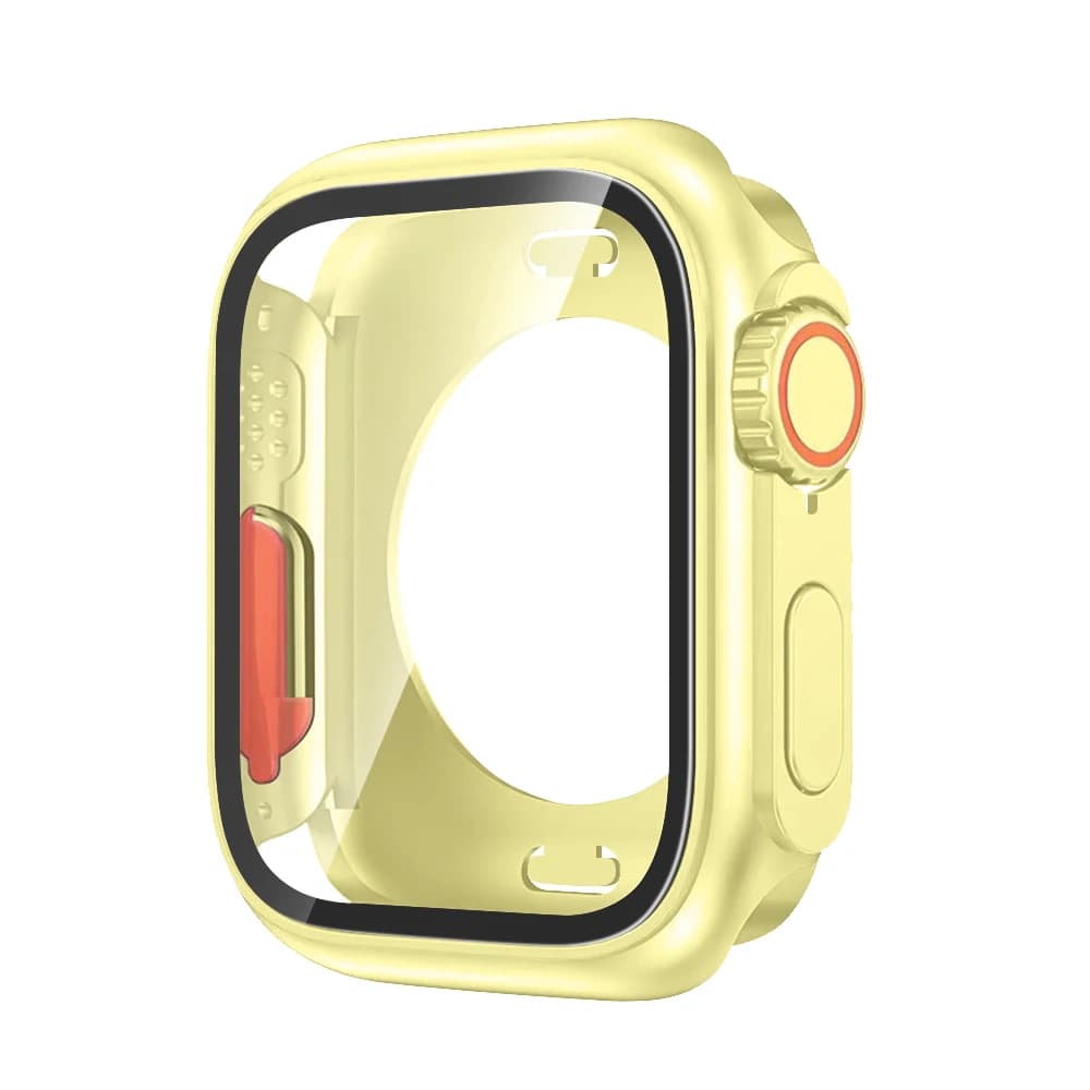 Screen Protector for Apple Watch Case 46mm 45mm 44mm 40mm 41mm 42mm Change To Ultra Hard Cover for iWatch 11 10 9 8 7 6 5 4 SE
