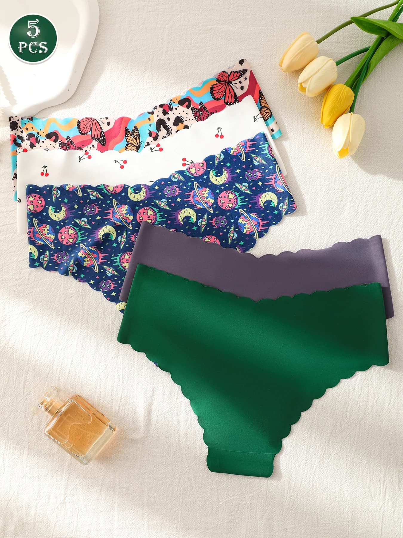 5-Pack Seamless Bikini Panties