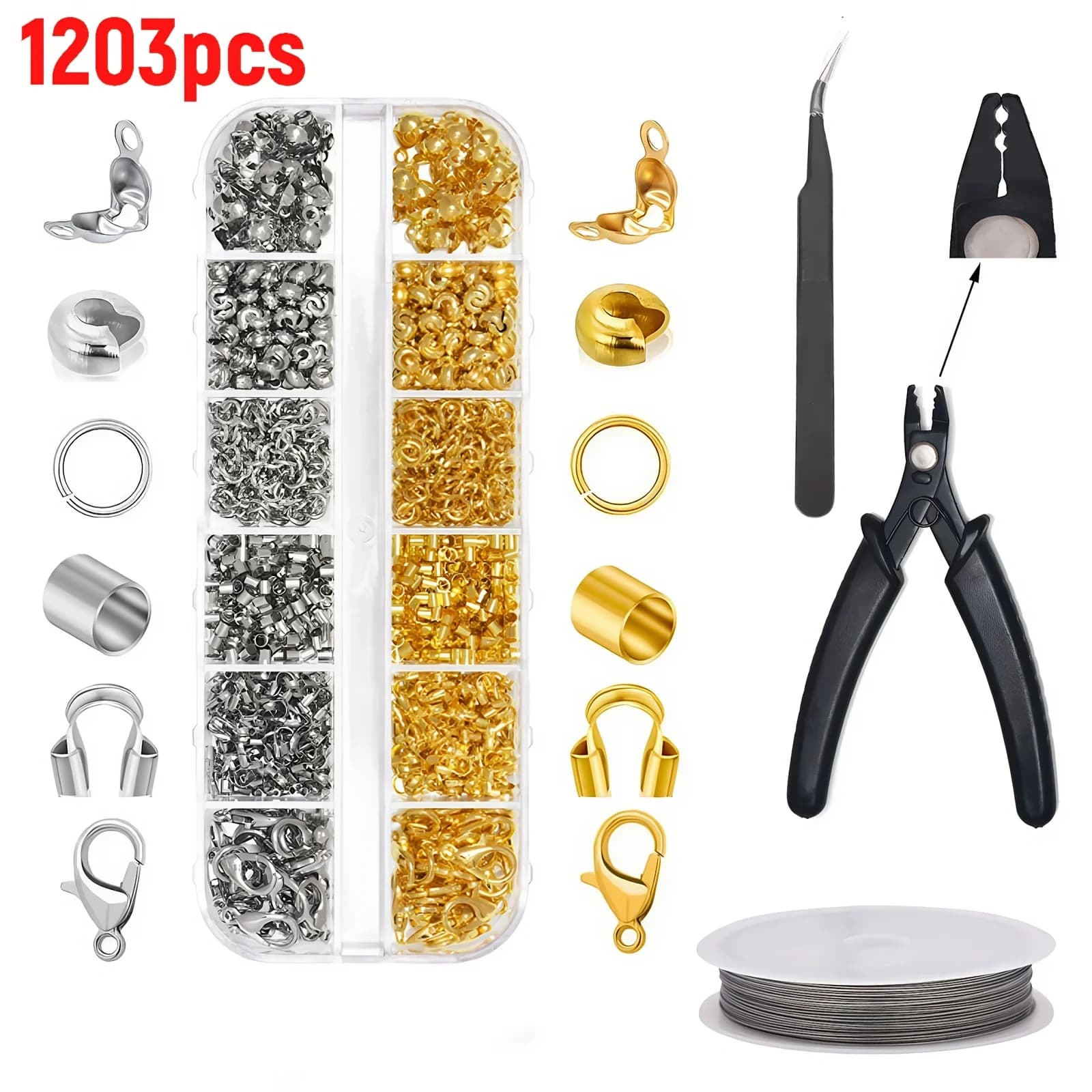 Jewelry Making DIY Bead Wire Accessory Kit