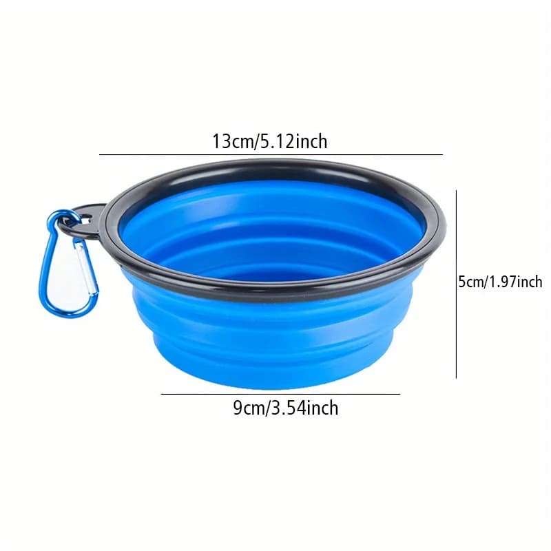 Collapsible Silicone Dog Bowl