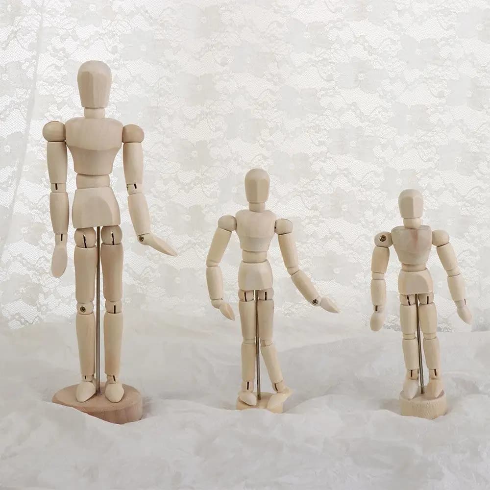 Wooden Articulated Mannequin Figure