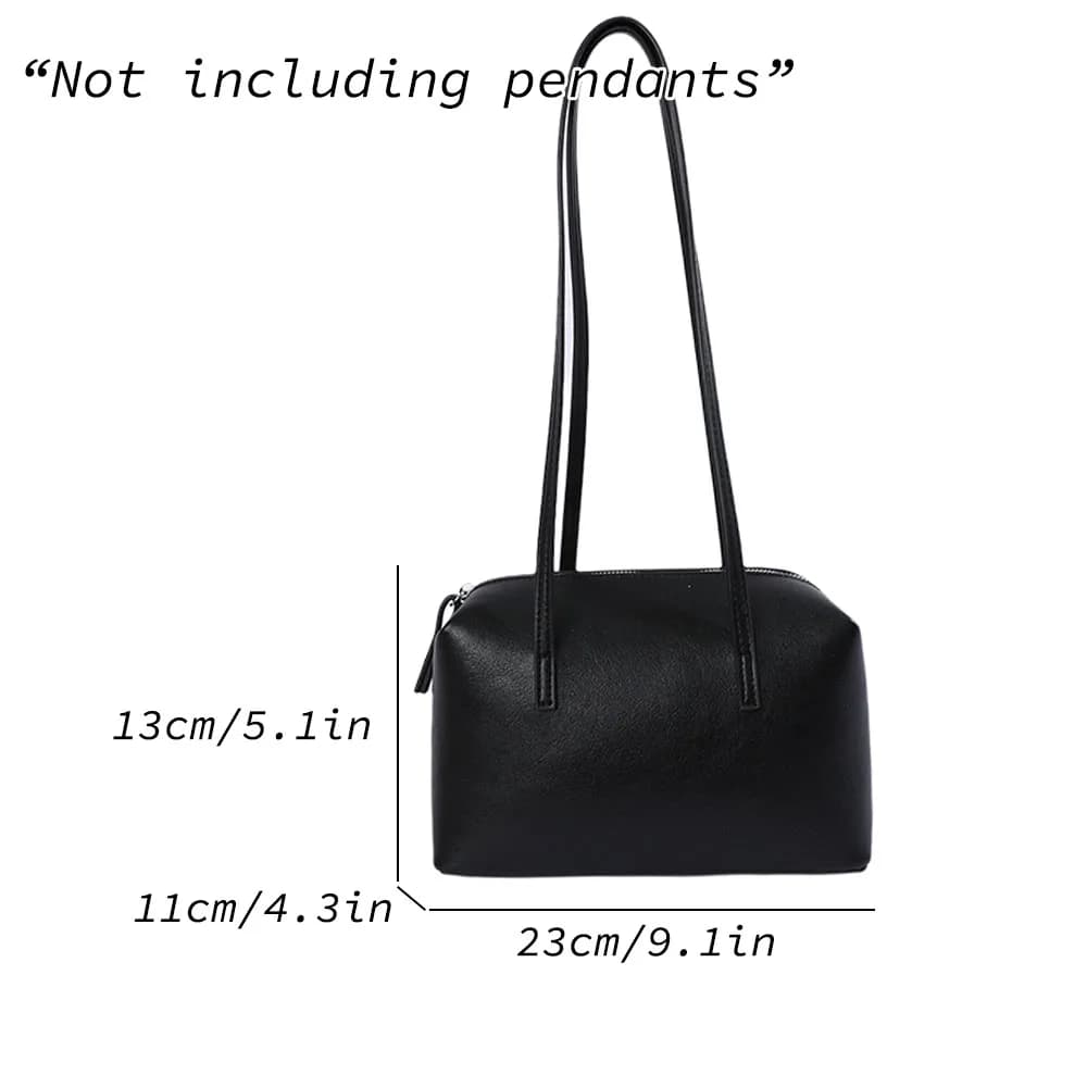 Handheld Bowling Bag for Women, Trendy and Retro Style Underarm Bag, Simple and Large Capacity. Shoulder Bag