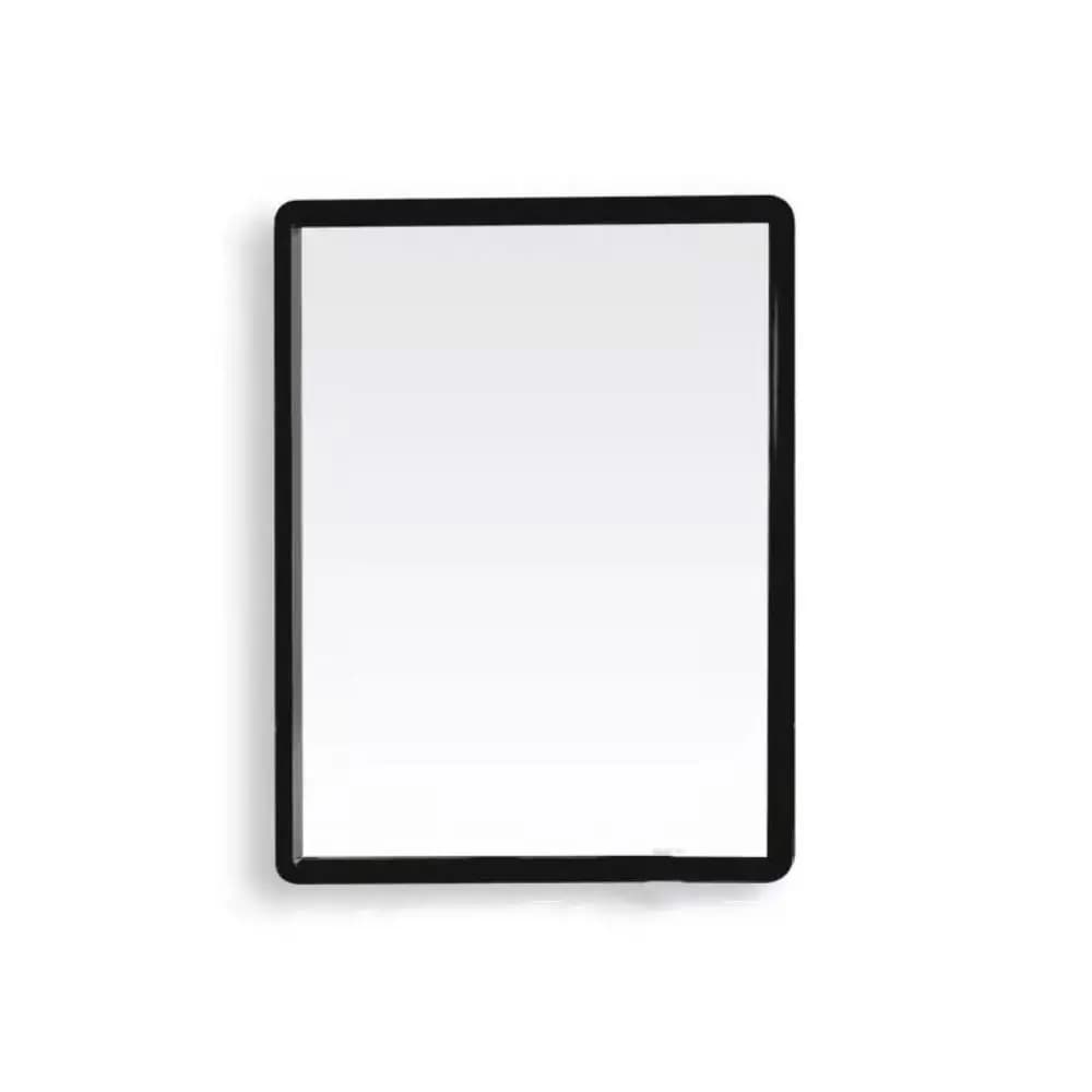 Rectangle Wall Mirror Black Metal Frame