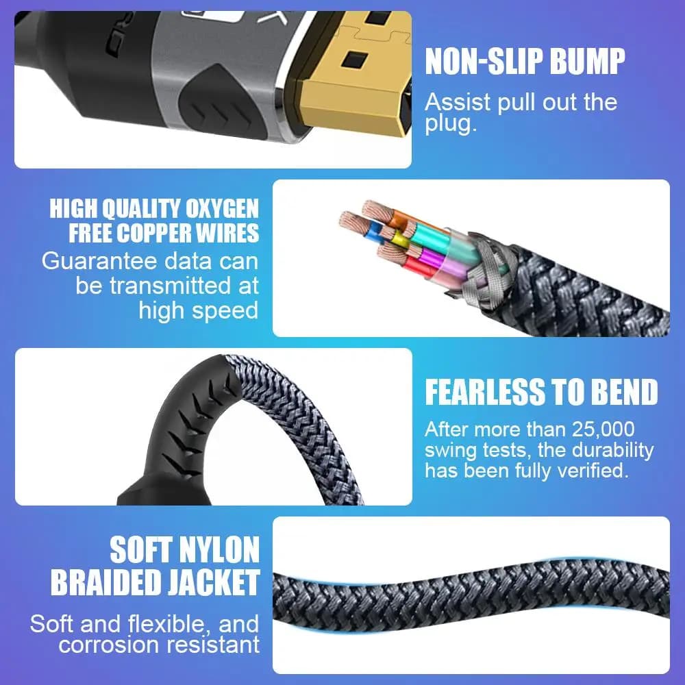 HDMI 2.1 Cable 8K 60Hz 4K 120Hz 3 Meter