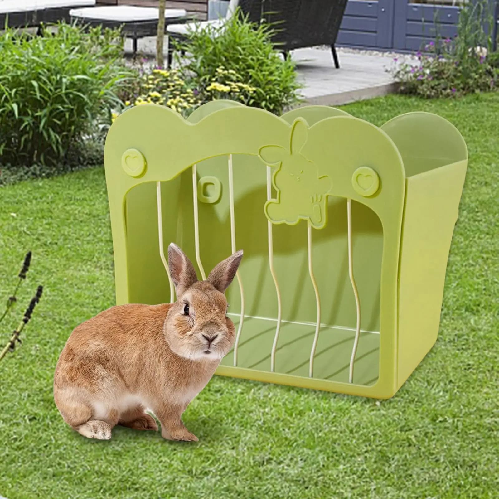 Small Animal Hay Feeder for Rabbits and Guinea Pigs