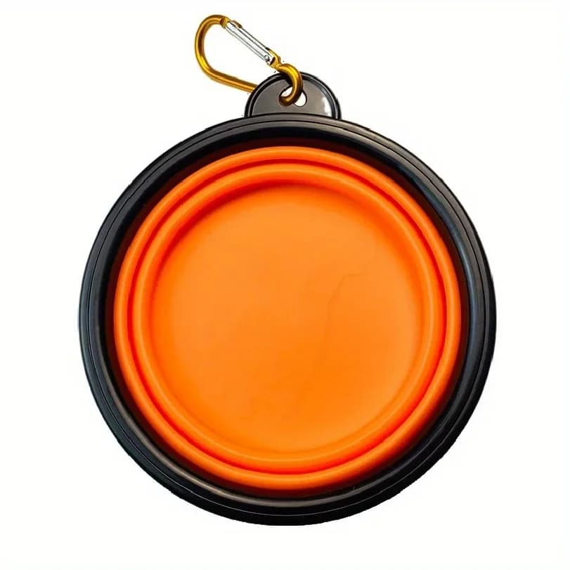 Portable Silicone Dog Folding Bowl