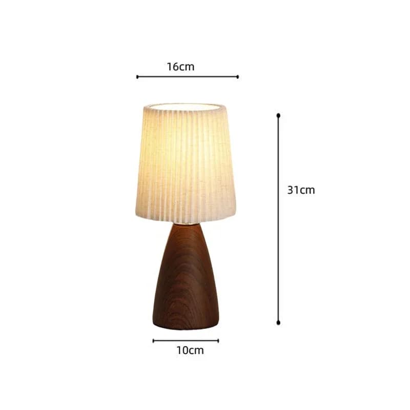 Retro LED Ceramic Table Lamp with USB Charging