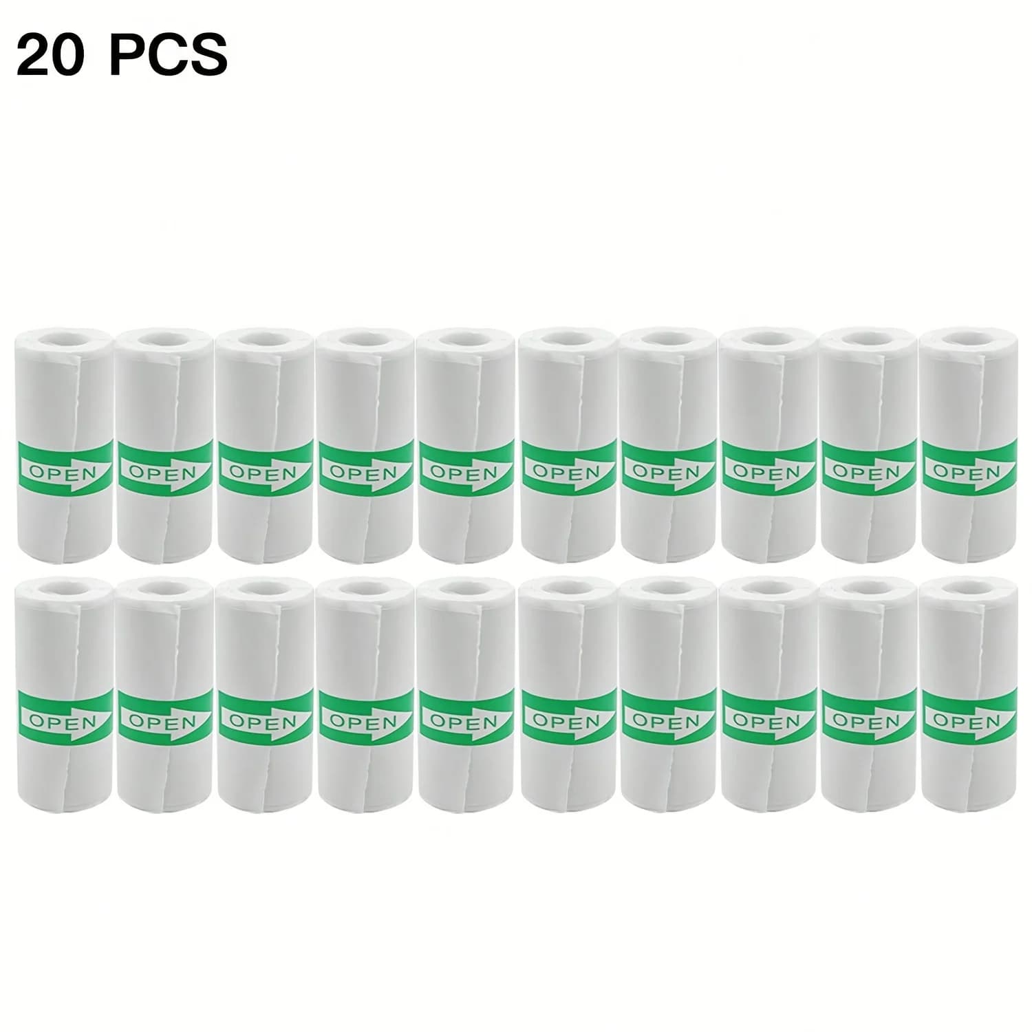 Thermal Sticker Paper Rolls 57x25mm White