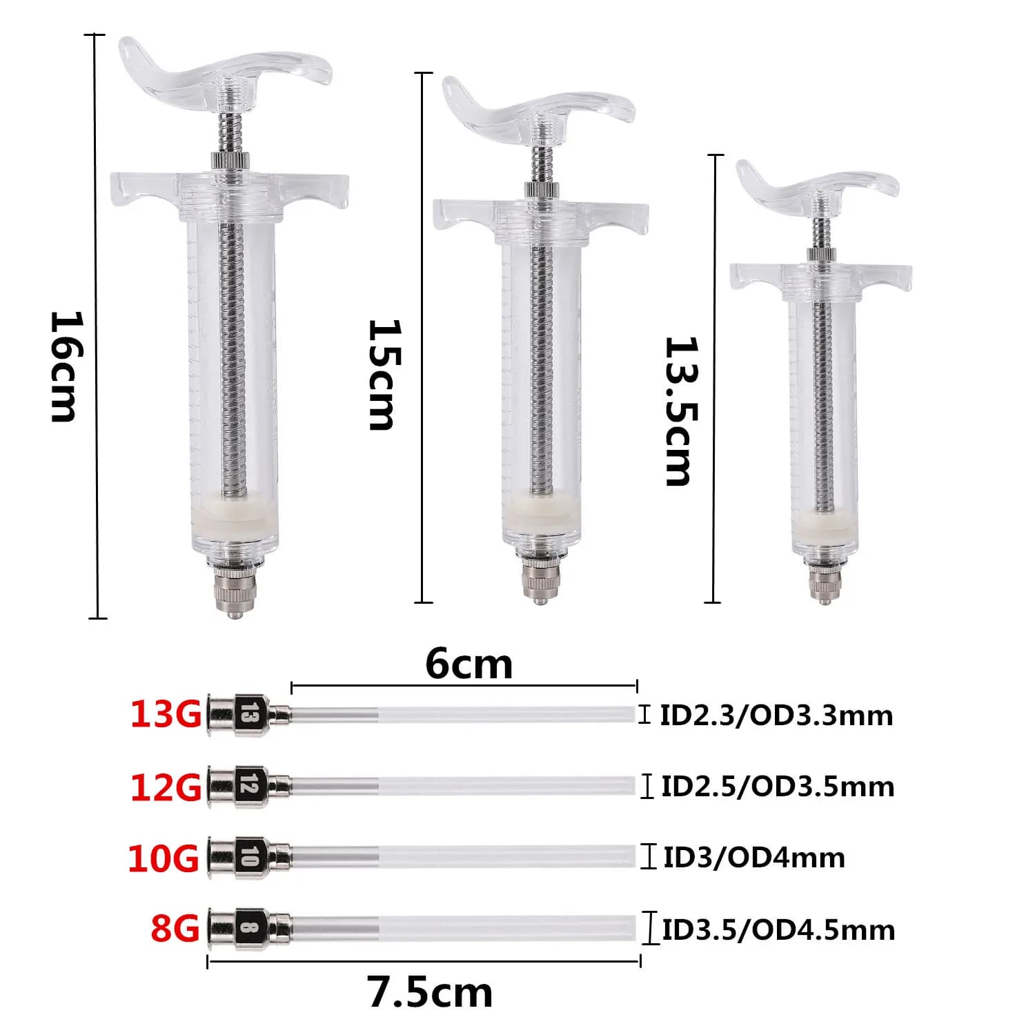 Pet Feeding Syringe with Silicone Gavage Tubes