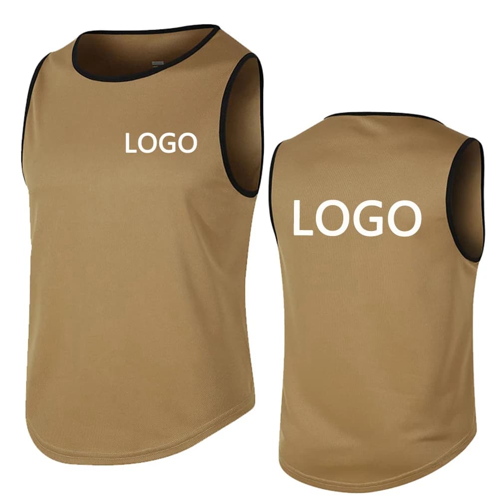 Men's sports vests, customize your number and logo, team uniforms, breathable and sweat-wicking lightweight sweatshirt tops