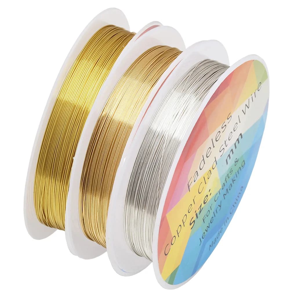 Jewelry Beading Wire 20m Copper Clad Steel